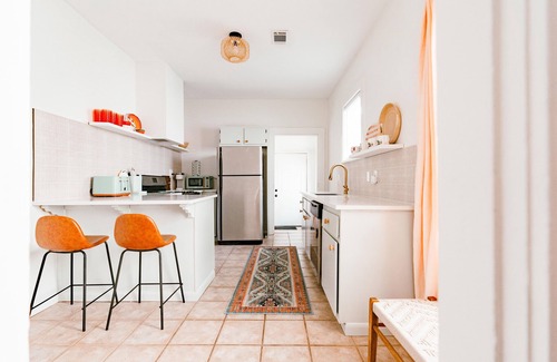 Heights Casa | Modern Boho Bungalow with Great Walkability to Charm Heights Strip!