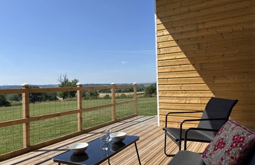 Marcillat-en-Combraille Cabaña | Modern chalet in Marcillat-en-Combraille, nature and comfort for 4 people