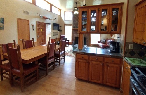 Angel Fire Casa | Modern Cabin in the Woods One Level Home Easy Access
