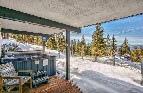 South Lake Tahoe Cabina | Cabina moderna, panorámica Lago Tahoe Vistas, pendientes @ Heavenly Ski, línea Cerca de Estado