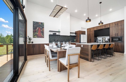 Sequim Casa | Modern Chalet Lux Home with Mnt Views, Hot Tub & EV Charger