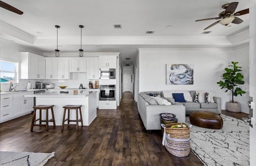 Surfside Beach Casa | Modern Coastal Home | Steps from Beach | 3BR Pet-Friendly w/Views
