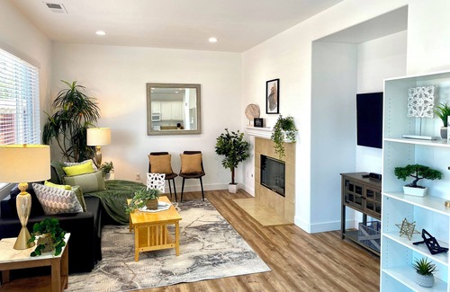 Midway Casa | Modern cozy comforts 4BR 2.5BA home, 2-car garage, outdoor space, monthly rental