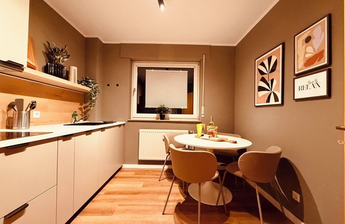 Huenxe Apartamento | Modern design apartment in Hünxe in the middle of Hünxe and yet in the countryside