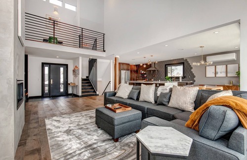 Highland Estates Casa | Modern, dog-friendly home with stunning mountain views, private hot tub, & grill