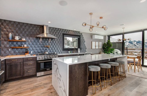 Highland Estates Casa | Modern, dog-friendly home with stunning mountain views, private hot tub, & grill