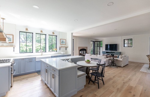 Spring Lake Casa | Modern Farmhouse with Pool - Private Location - 4 Blocks From the Beach