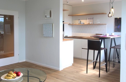 Murnau am Staffelsee Apartamento | Cerca del centro, apartamento recientemente renovado en Haus Horvath con vistas a la montaña