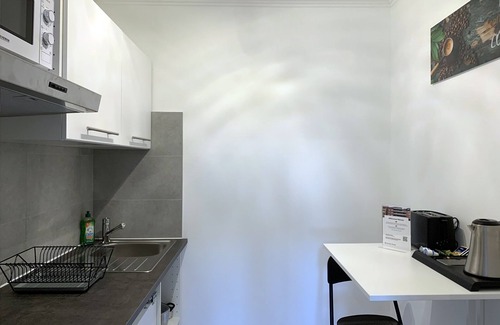 Osnabrueck Apartamento | Balcony - Kitchen - Cofee & Tea - home2share