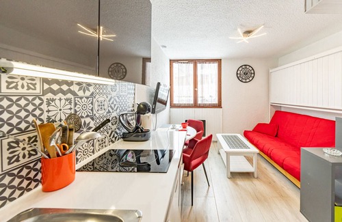 Montgellafrey Apartamento | Estudio moderno para 2 cerca de las pistas