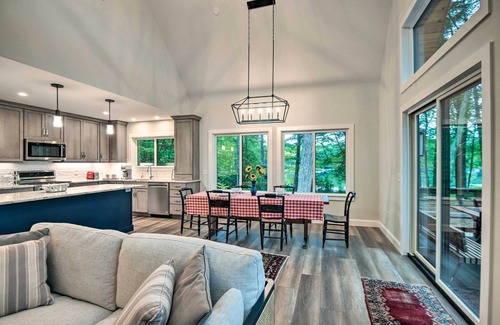 West Hopkinton Casa | Modern Francestown Retreat on Scobie Pond!