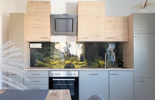 Burkardroth Apartamento | Modern furnished vacation apartment (75sqm), ideal for families, nature lovers and dog owners