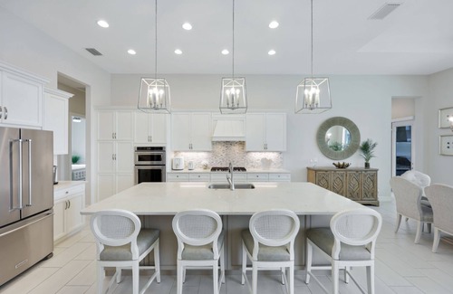 Biggar Casa | Modern Gulf Access Retreat w/Pool, Office & Outdoor Kitchen | Hidden Harbor, Fort Myers