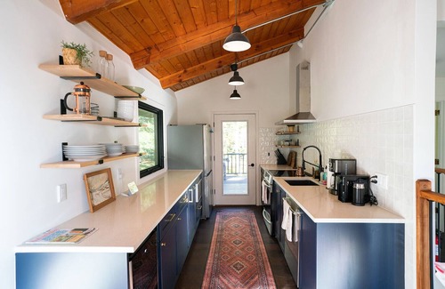 Copake Lake Casa | Modern hilltop chalet-style cabin @ Copake Lake