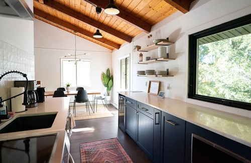 Copake Lake Casa | Modern hilltop chalet-style cabin @ Copake Lake