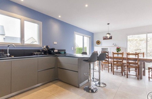 Montmartin-sur-Mer Cabaña | Casa independiente con jardín privado, cerca del Mont Saint-Michel y la playa