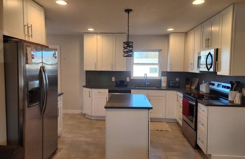 North Aurora Casa | Modern home with fenced yard near downtown Denver!