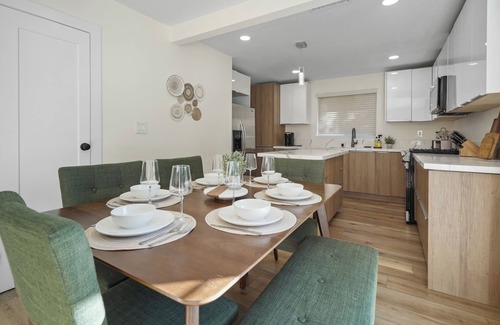 West Hills Casa | Modern home with office near Warner Center, spacious yard pets welcome