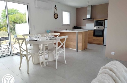 La Barre-de-Monts Cabaña | Casa moderna en La Barre-de-Monts con terraza y aparcamiento