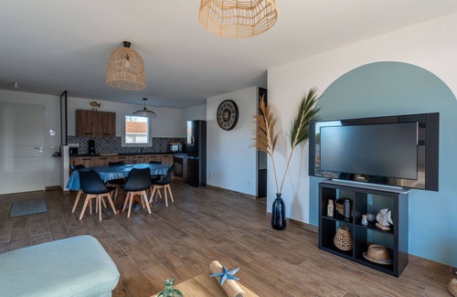 Saint-Paul-en-Born Casa | Casa moderna a 6 km de Mimizan para 6 personas, limpieza incluida