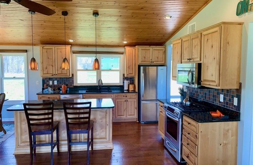 Cassopolis Casa | Modern Lakefront Home w/Fireplace near Ski Resort and Notre Dame