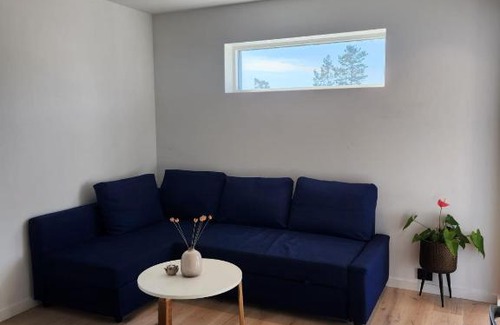 Lillesand Apartamento | Modern leilighet med fin utsikt fra terrassen