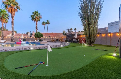 Santiago Casa | Modern Luxury Scottsdale Resort! Pool, Golf, Games