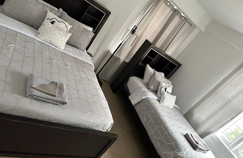 Mott Haven Apartamento | Modern Manhattan Aparment with Electric Fire Place