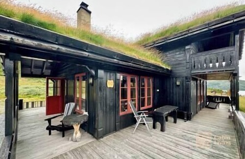 Tyinkrysset Cabina | Modern mountain cabin with sauna, bonfire & beautiful view in Filefjell