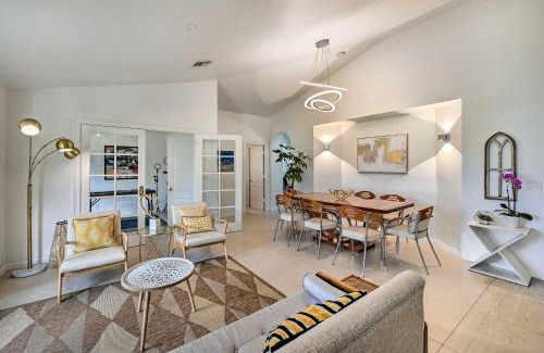 Palm River Estates Casa | Modern Naples Oasis with Saltwater Pool and Jacuzzi!