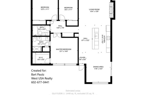 Pima Meadows Casa | 136 m² Casa ∙ 3 habitaciones ∙ 6 personas