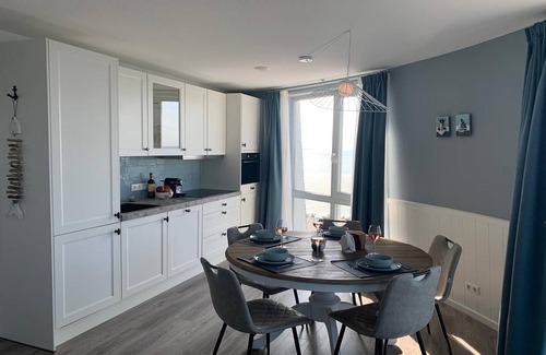Scherpenisse Apartamento | Retiro moderno con sauna privada