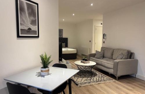 Barnt Green Apartamento | Modern Solihull Studio Apartment with Free Parking & Kitchen