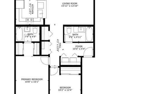 Town Center Apartamento | Modern, Spacious 2BR Condo in Woodinville