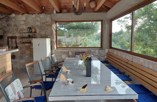 Cavtat Villa | Modern stone villa with infinity pool.