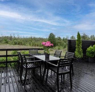 Blaskogabyggd Casa | Modern Summerhouse Views Outdoor Spaces Patio