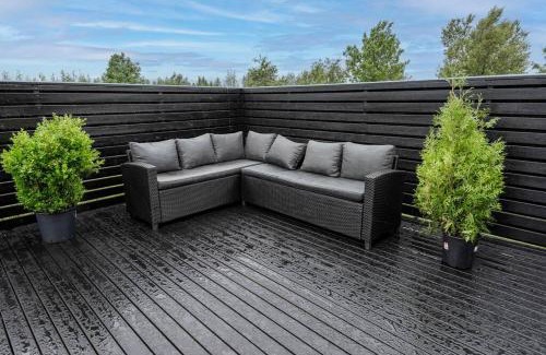 Blaskogabyggd Casa | Modern Summerhouse Views Outdoor Spaces Patio