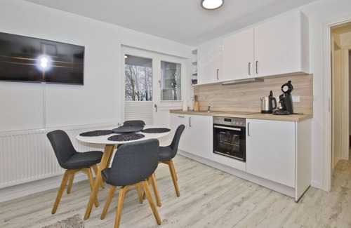 Lietzow Apartamento | Modern vacation apartment with fireplace, balcony - Ferienresidenz Zwei Bodden FeWo111 -