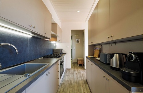 Geropotamos Villa | Villa ecológica moderna situada en una colina con vistas al mar de Creta.