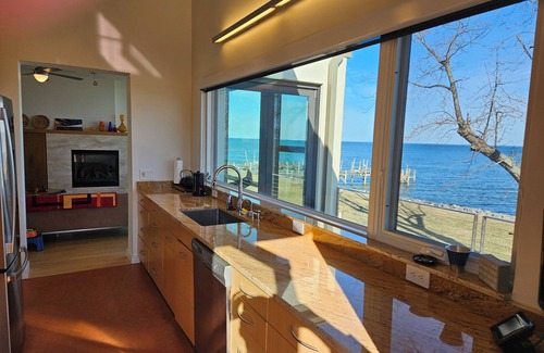 North Beach Casa | Modern Waterfront House with amazing views of the Chesapeake Bay and a dock!