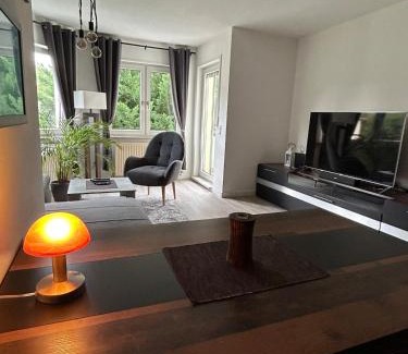 Ottersleben Apartamento | Moderne 75m2 Wohnung mit Balkon und Blick ins Grüne
