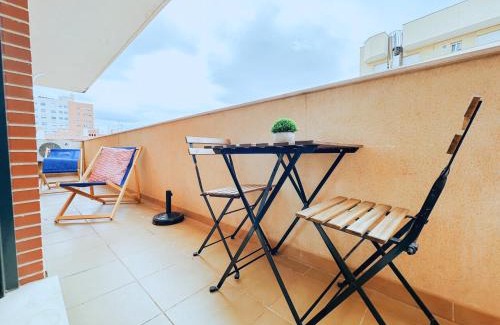 Coveta Fuma Apartamento | Moderne, lumineux, balcon, piscine, parking