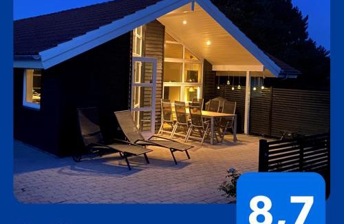 Store Kongsmark Casa | Moderne sommerhus, 8 senge, 250 mtr til sandstrand