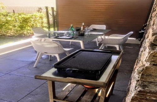 Cavalaire-sur-Mer Apartamento | Moderne T2 avec garage ,très calme avec jardin privé et piscine, à 400m du centre ville et des plages, WIFI remise supplémentaire de 10 pourcent pour une location à la semaine