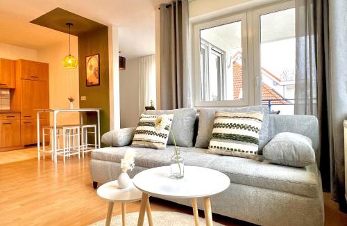 Neu-Ulm Apartamento | Modernes Apartment mit Balkon