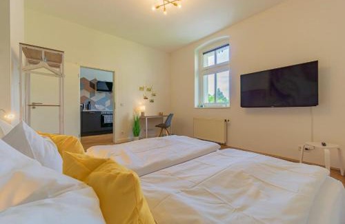 Cottbus Apartamento | modernes Apartment - zentral, ruhig, Wlan, Netflix, Küche, Schreibtisch, Parkplatz, Waschtrockner