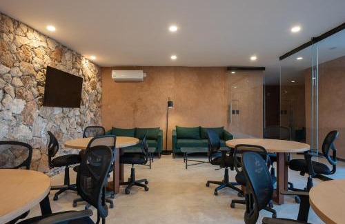 Merida Municipality Apartamento | Moderno Depa, Alberca, Bar & Gym Norte de Mérida