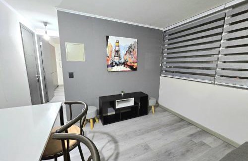 San Miguel Apartamento | Moderno departamento full equipado en San Miguel, Santiago, a pasos del metro Departamental