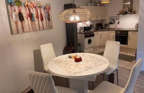 Moelln Apartamento | Mölln, apartamento en el Kurpark con vistas al casco antiguo de la ciudad