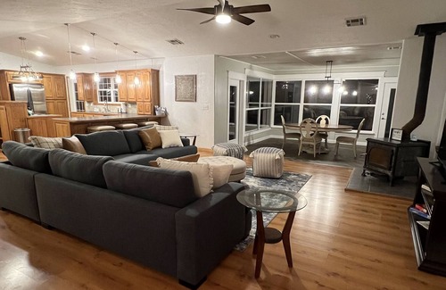 Afton Casa | Monkey Island waterfront w/ private 2-slip dock, 250' shoreline, and hot tub